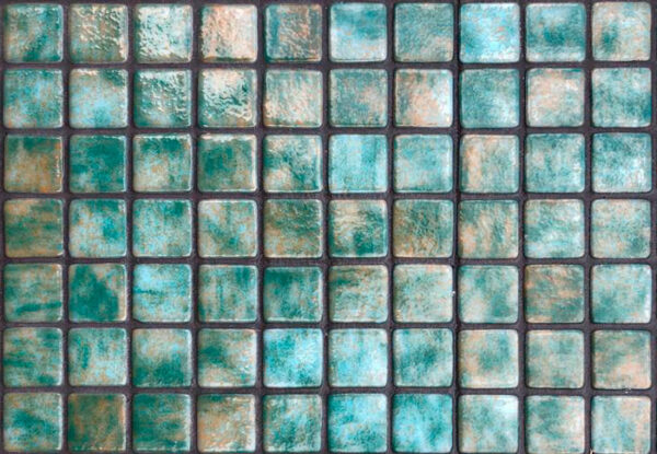 Mozaic de sticlă PA Jade, din colecția Paradise Stones de Reviglass.